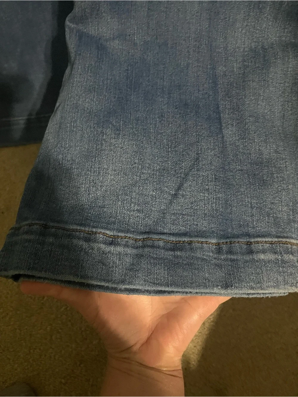 Judy Blue Blue High-Rise Button-Front Denim Overalls SZ L - Picture 8 of 13